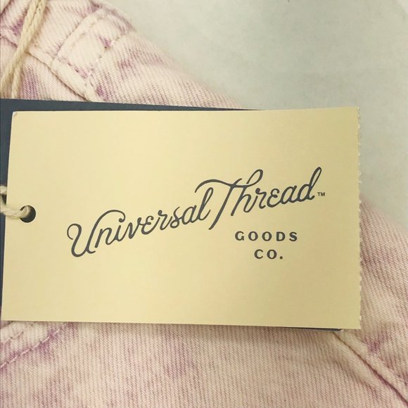 Universal Thread Women's Size 10 High Rise Midi Short Purple Acid Wash New - Picture 13 of 16